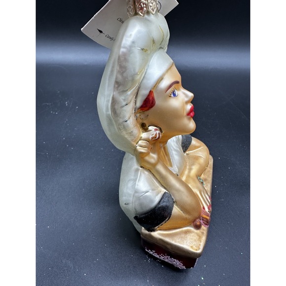1997 CHRISTOPHER RADKO CANDY MAKER I LOVE LUCY 5.5" ORNAMENT WITH HEART ATTACHED - Picture 8 of 15